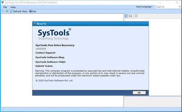 SysTools Pen Drive Recovery(u盘数据恢复软件)官方纯净下载