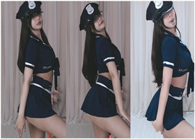 杏吧直播无限制版:女主播打扮成女警模样分外动人